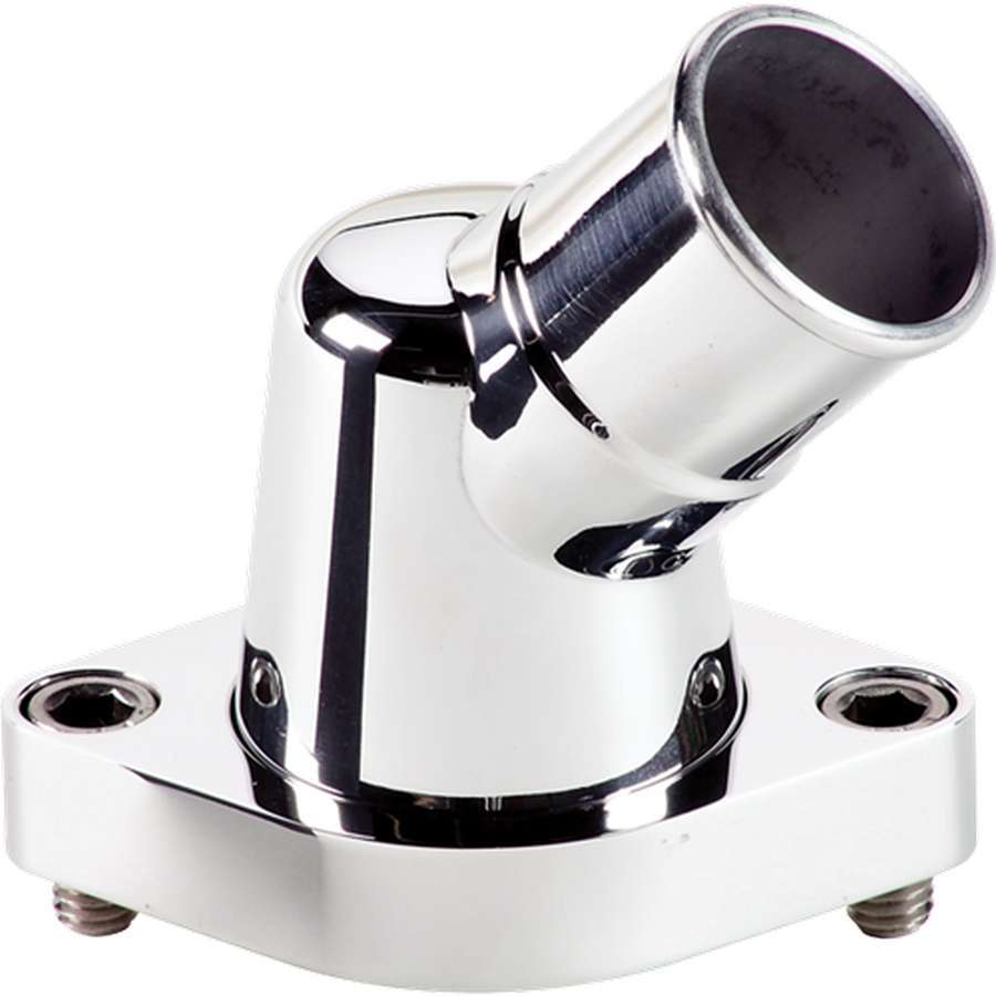 Billet Specialties BSP90420 Polished Thermostat Hsng 45 Deg. Swivel