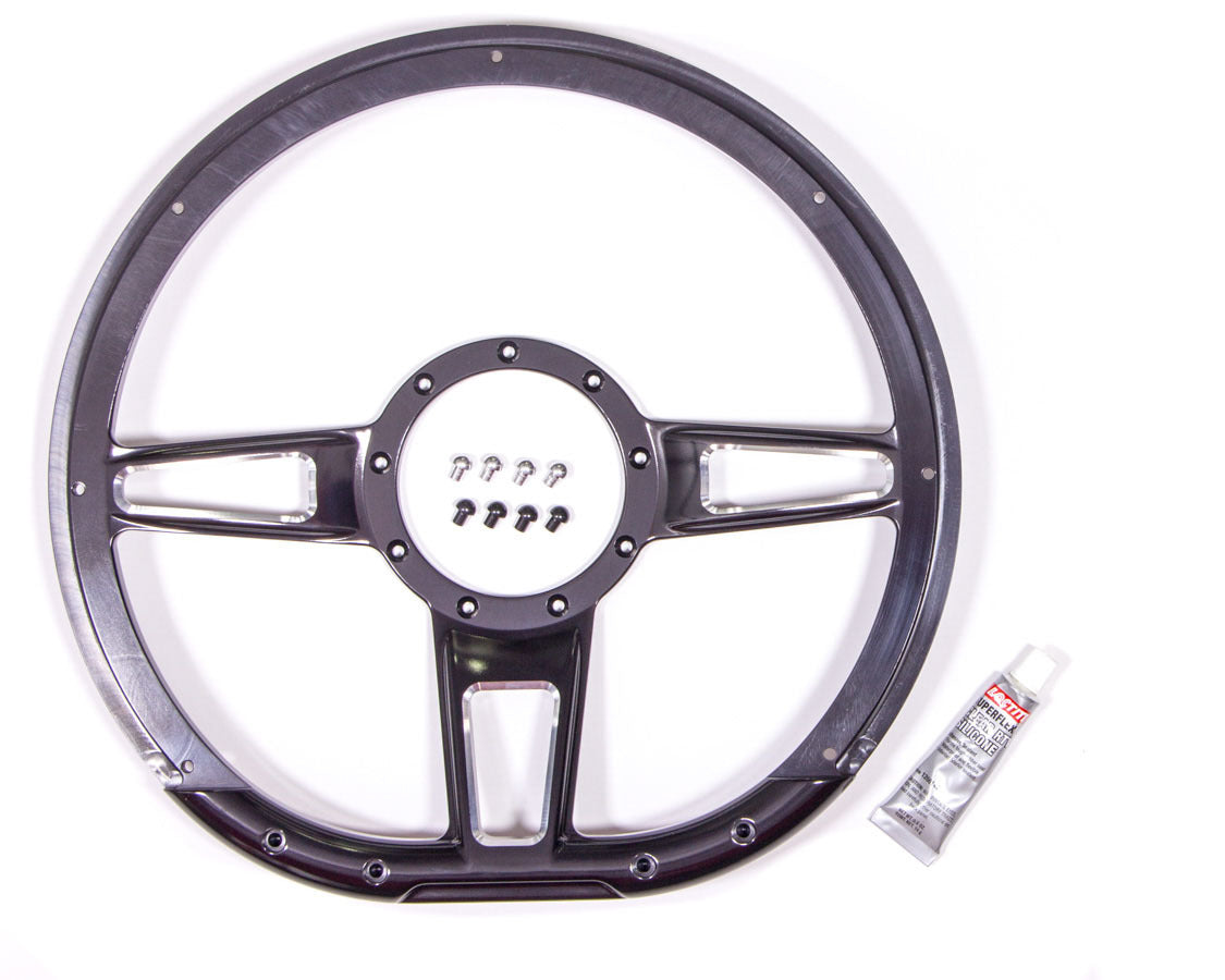 Billet Specialties BSPBC29409 Steering Wheel Formula D-Shaped 14in Contrast
