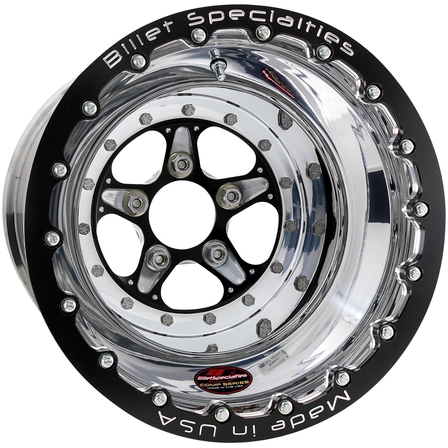Billet Specialties BSPBCSBL035106545 COMP 5 Wheel SBL 15x10 4.5in Backspace