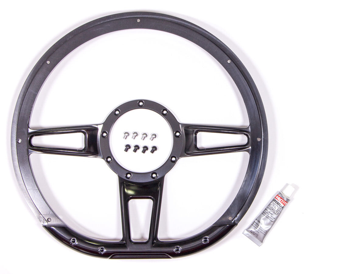 Billet Specialties BSPBLK29409 Steering Wheel Formula D-Shaped 14in Black