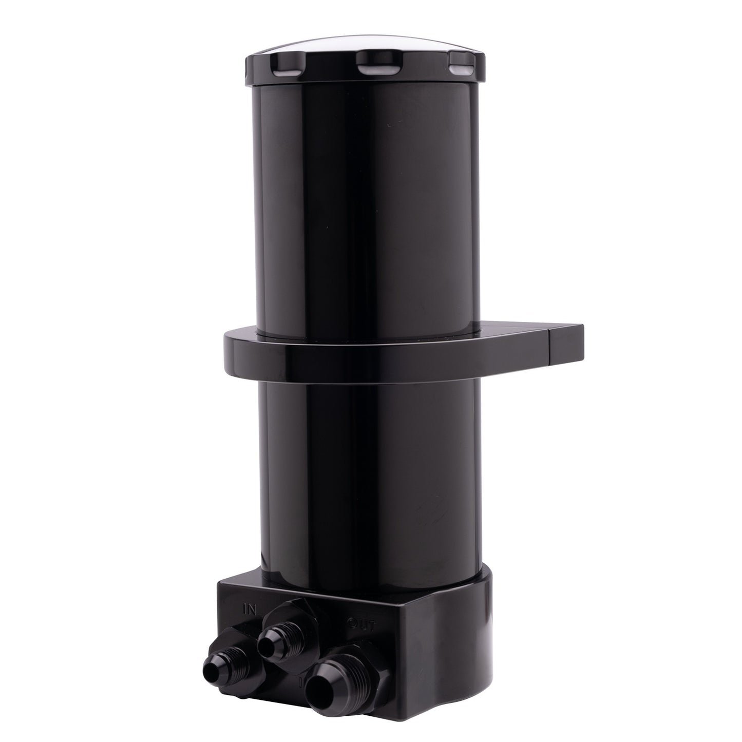 Billet Specialties BSPBLK77810 Hydroboost Power Steerin Reservoir w/Bkt Black