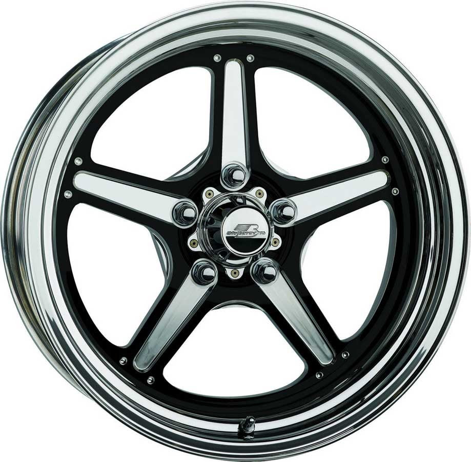 Billet Specialties BSPBRS035106155N Street Lite Black Wheel 15x10 5.5in BS