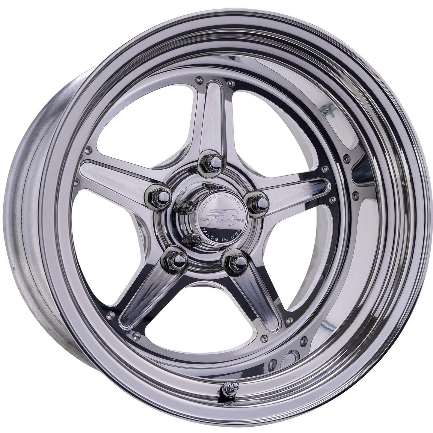 Billet Specialties BSPRS23510L6155 Street Lite Wheel 15X10 5.5 BS 5X4.75 BC