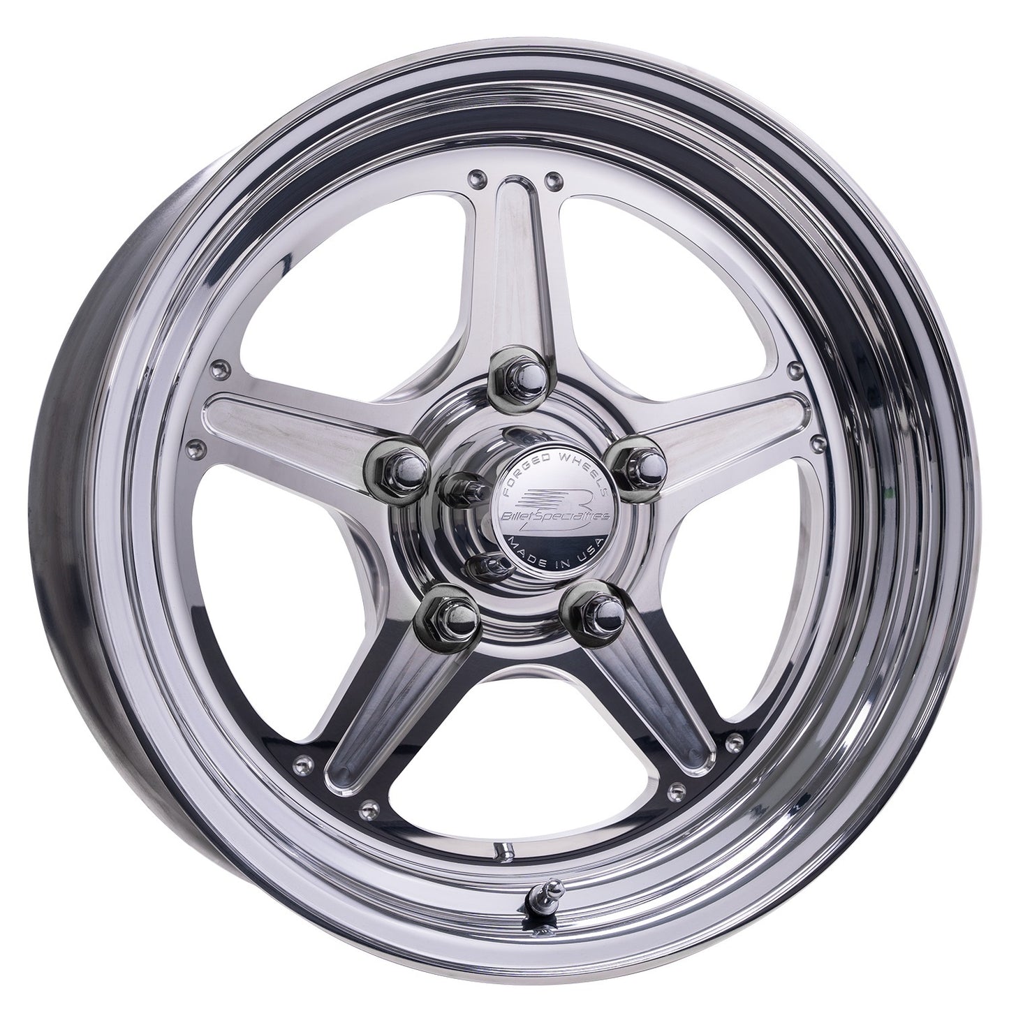 Billet Specialties BSPRS23580L6145 Street Lite Wheel Pol. 15x8 4.5in Backspace