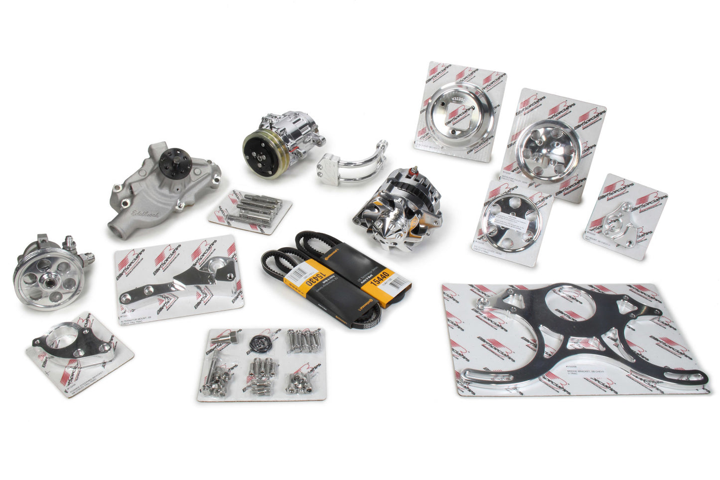 Billet Specialties BSPV3220 SBC V-Trac Pulley Sys.