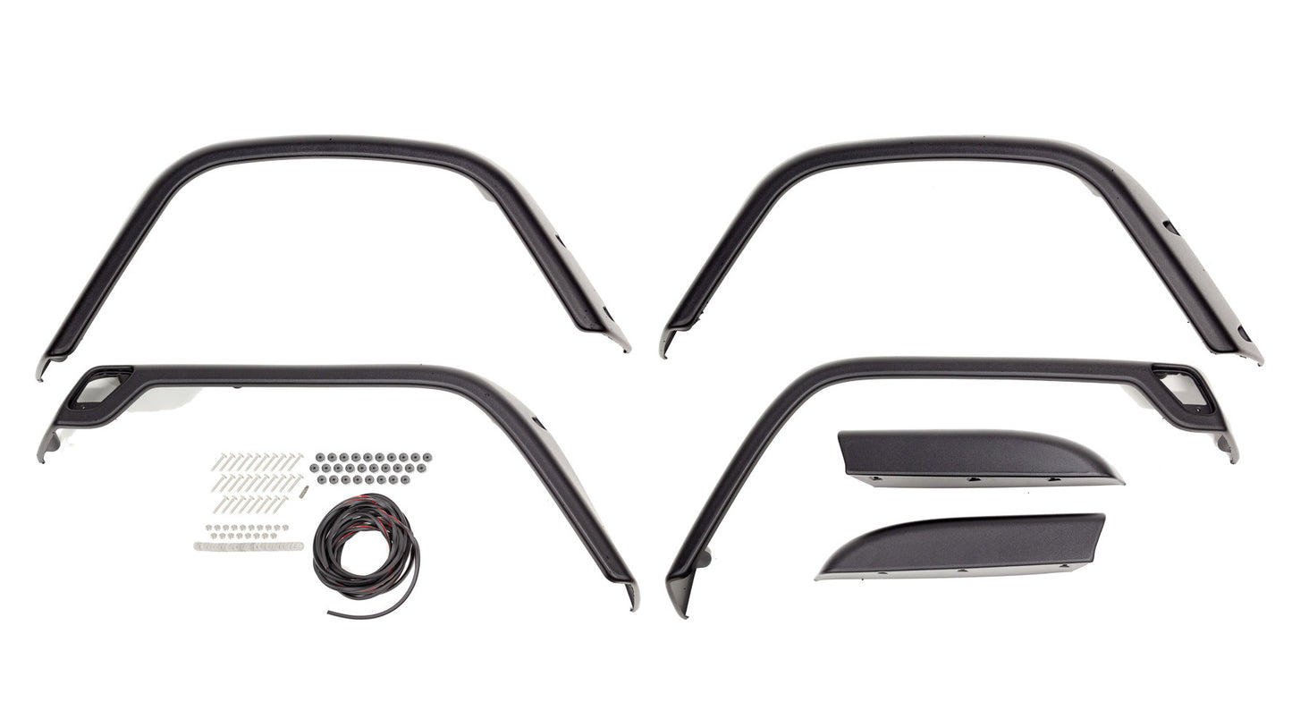 Bushwacker BUS10908-07 97-06 Jeep Wrangler TJ Pocket Style Flares- 4pc