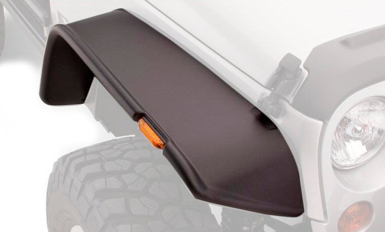 Bushwacker BUS10919-07 07- Jeep JK 2dr Flat Style Fender Flares