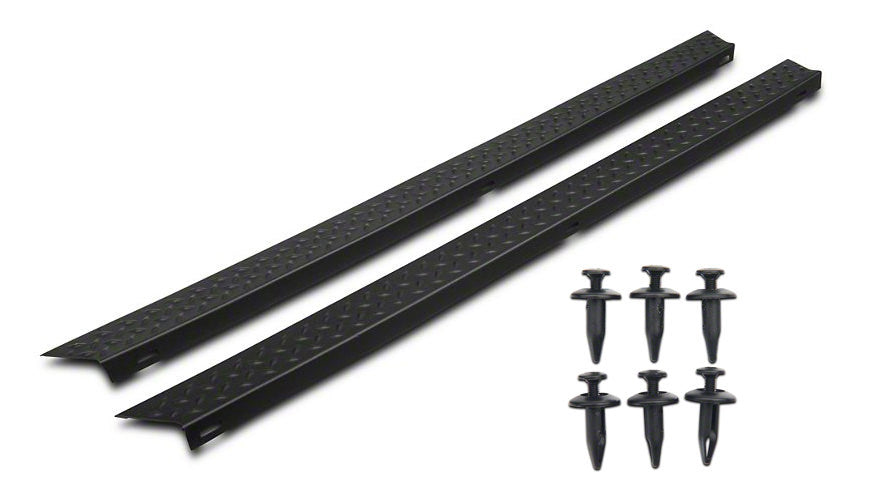 Bushwacker BUS14002 97-06 Jeep Trail Armor Side Rocker Panel Pair