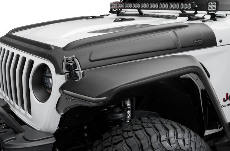 Bushwacker BUS14129 Trail Armor Hood Armor 07-18 Jeep Wrangler JK