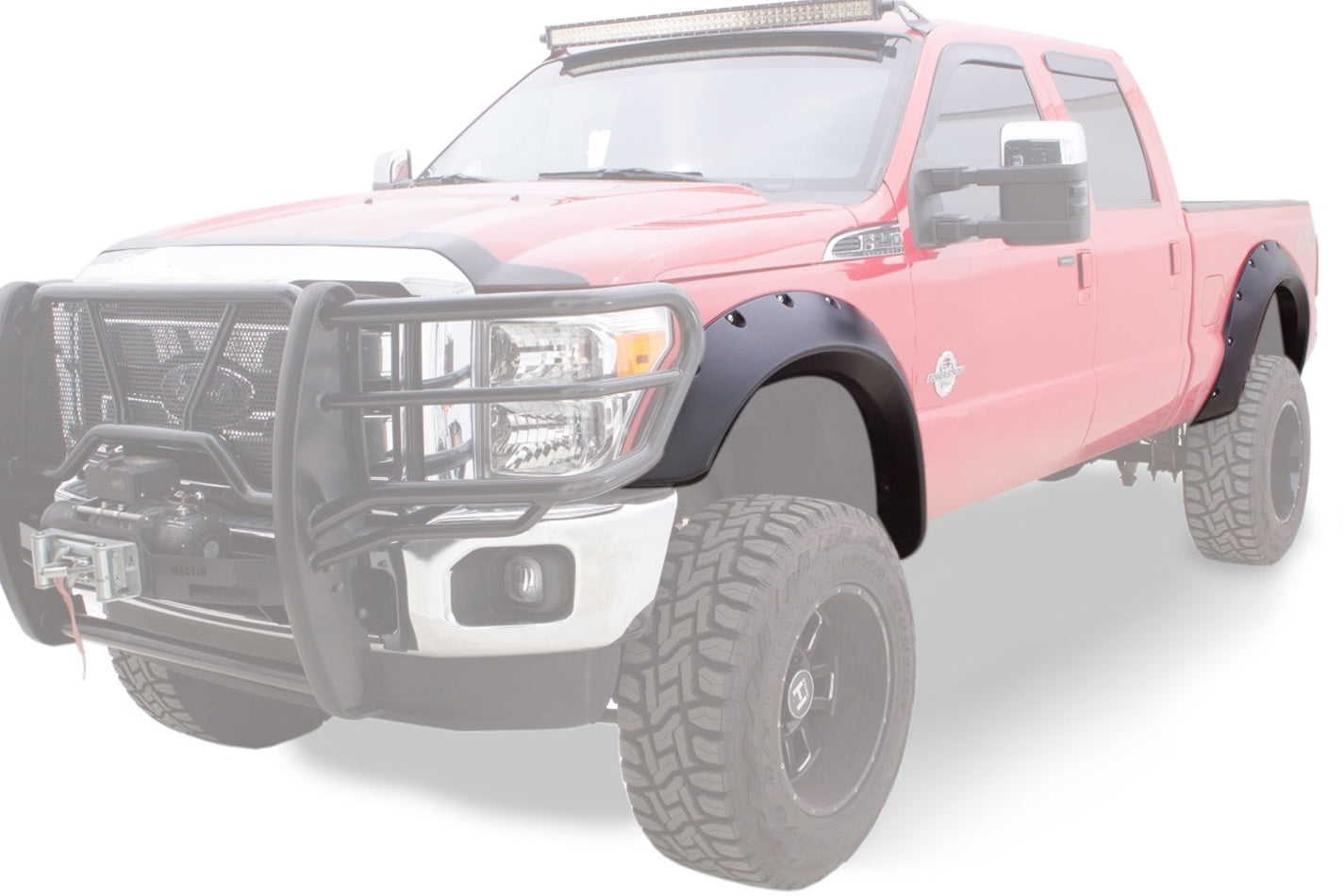 Bushwacker BUS20940-02 11-16 Ford SUper Duty Cut Out Fender Flares