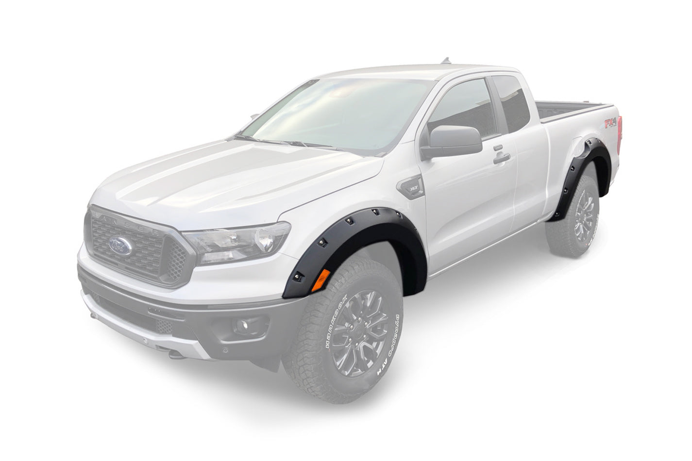 Bushwacker BUS20949-02 19- Ford Ranger Pocket Style Flares 4pc.