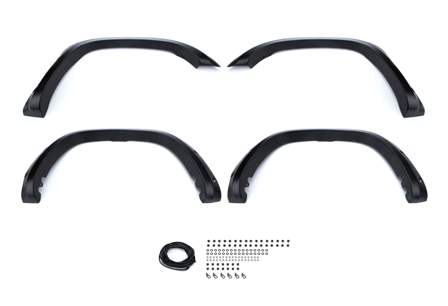 Bushwacker BUS38607-08 14- Toyota Tundra Forge Fender Flares Black 4Pcs