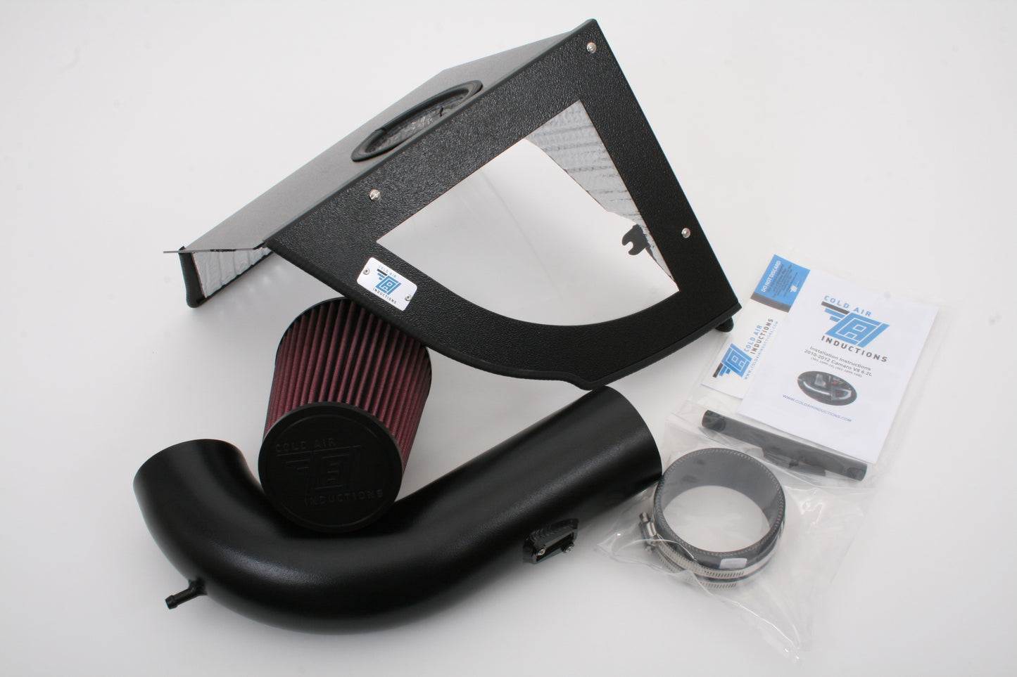 Cold Air Inductions CAI501-1099-10-B Cold Air Intake 10-15 Camaro 6.2L Black