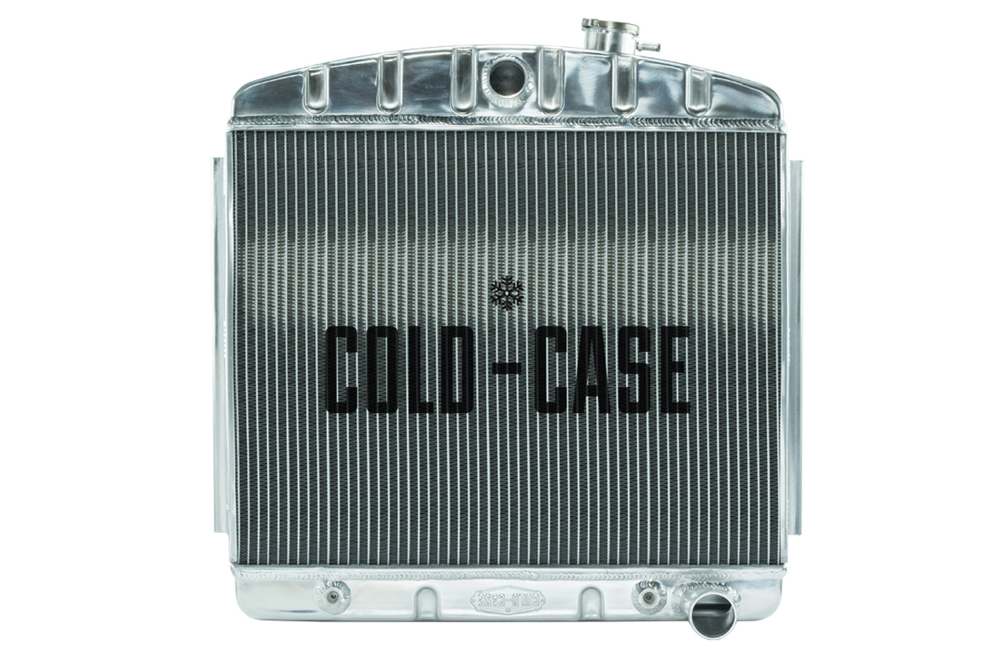 Cold Case Radiators CCRCHT562A 55-57 Tri-5 Chevy Radiat or (V8 Mount)