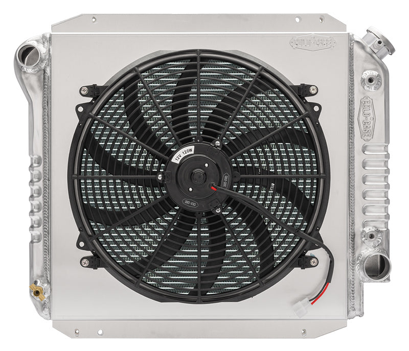 Cold Case Radiators CCRFOT574A-1K 66-77 Bronco Radiator 1in Tubes 16in Fan