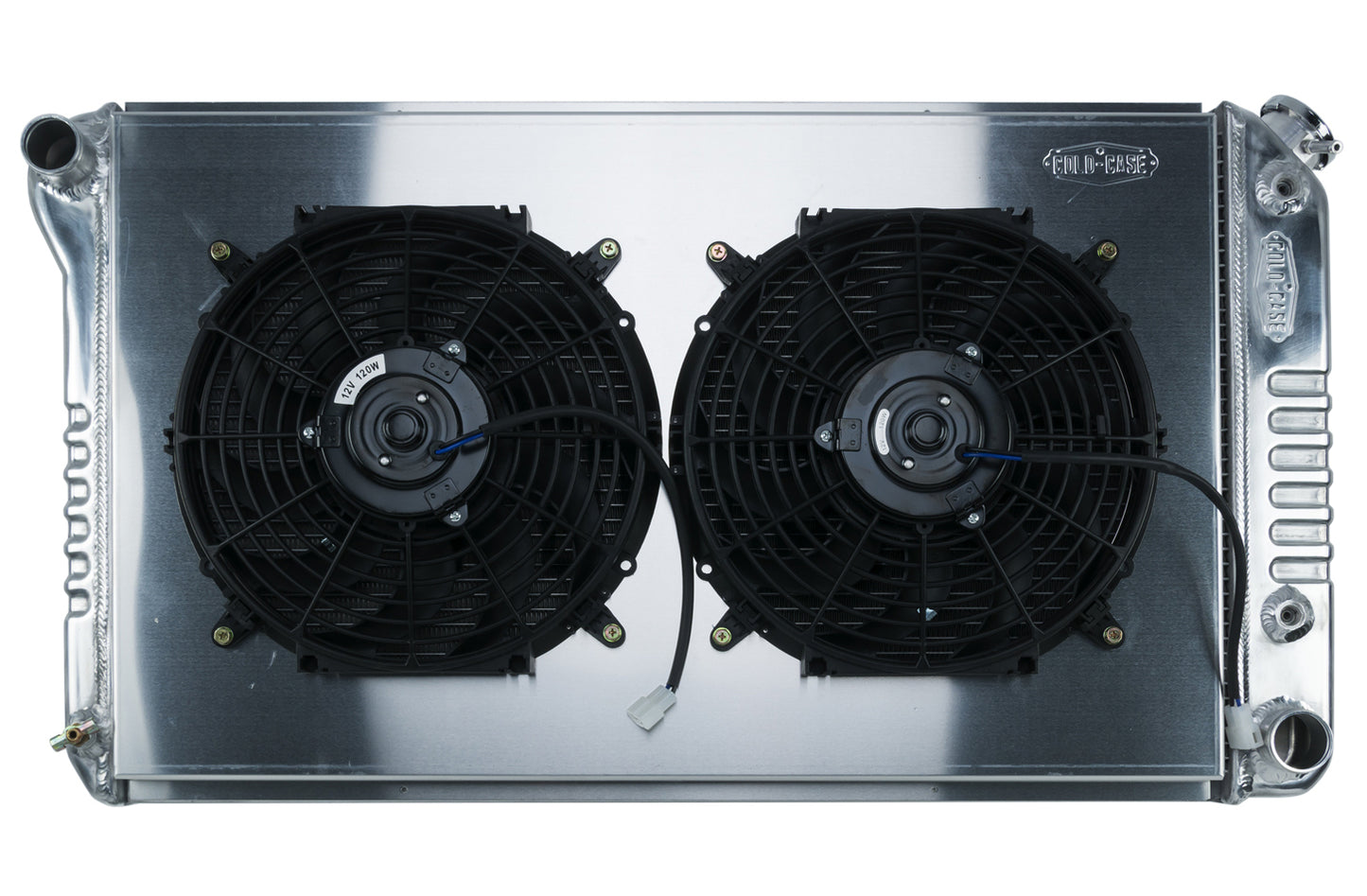 Cold Case Radiators CCRGMA42AK 68-72 A-Body Radiator AT Dual 12in Fan Kit