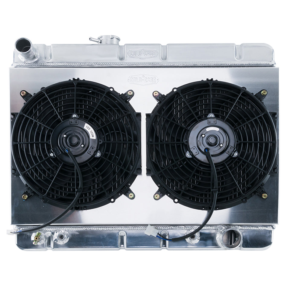Cold Case Radiators CCRGPG38ASK 64-67 GTO w/AC HO/SD 1. 25in Radiator AT