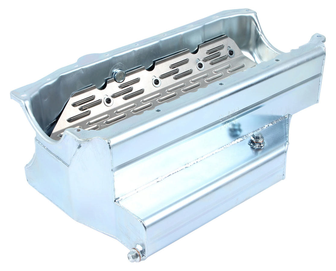 Champ Pans CHACP102KO SBC Pro-Series Oil Pan w/Kickout 7.0