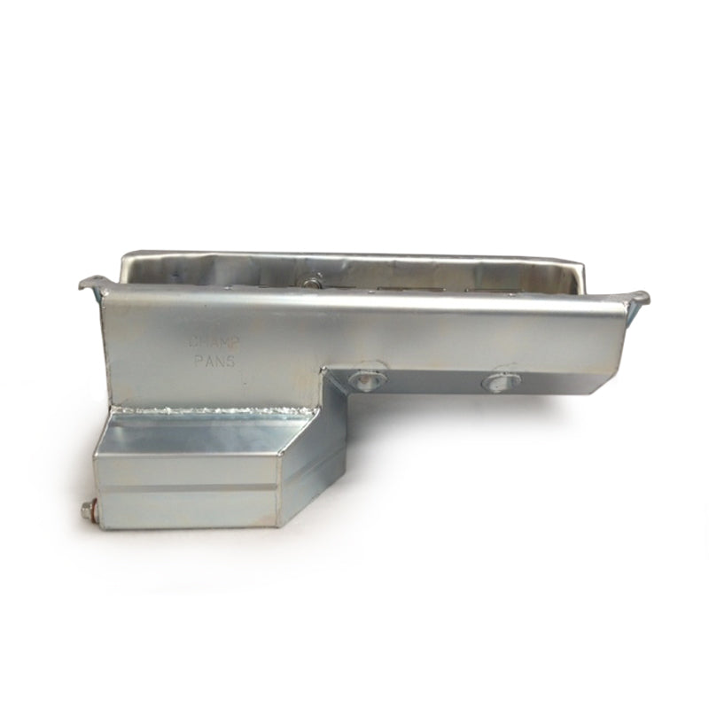 Champ Pans CHACP81KO SBC C/T Oil Pan w/Full Kickout