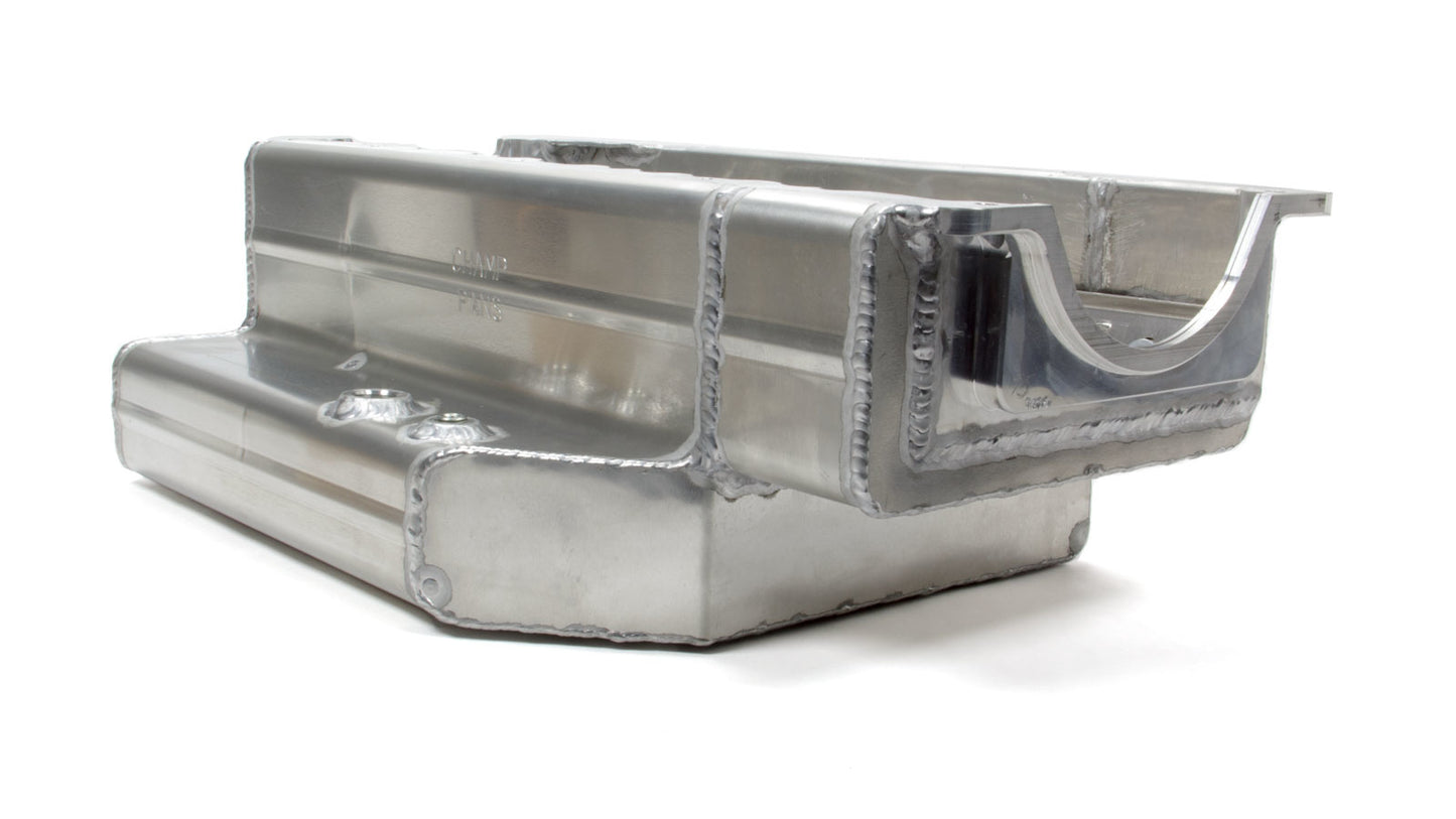 Champ Pans CHAPRO1102KO SBC Alm Oil Pan 9.5qts 7in Deep w/Kickout