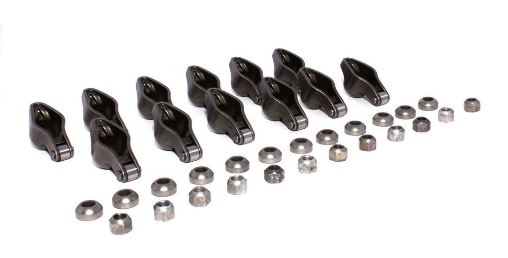 Comp Cams COM1412-12 SBC Mag-Roller Rocker Arms 3/8 Stud/1.52 Ratio