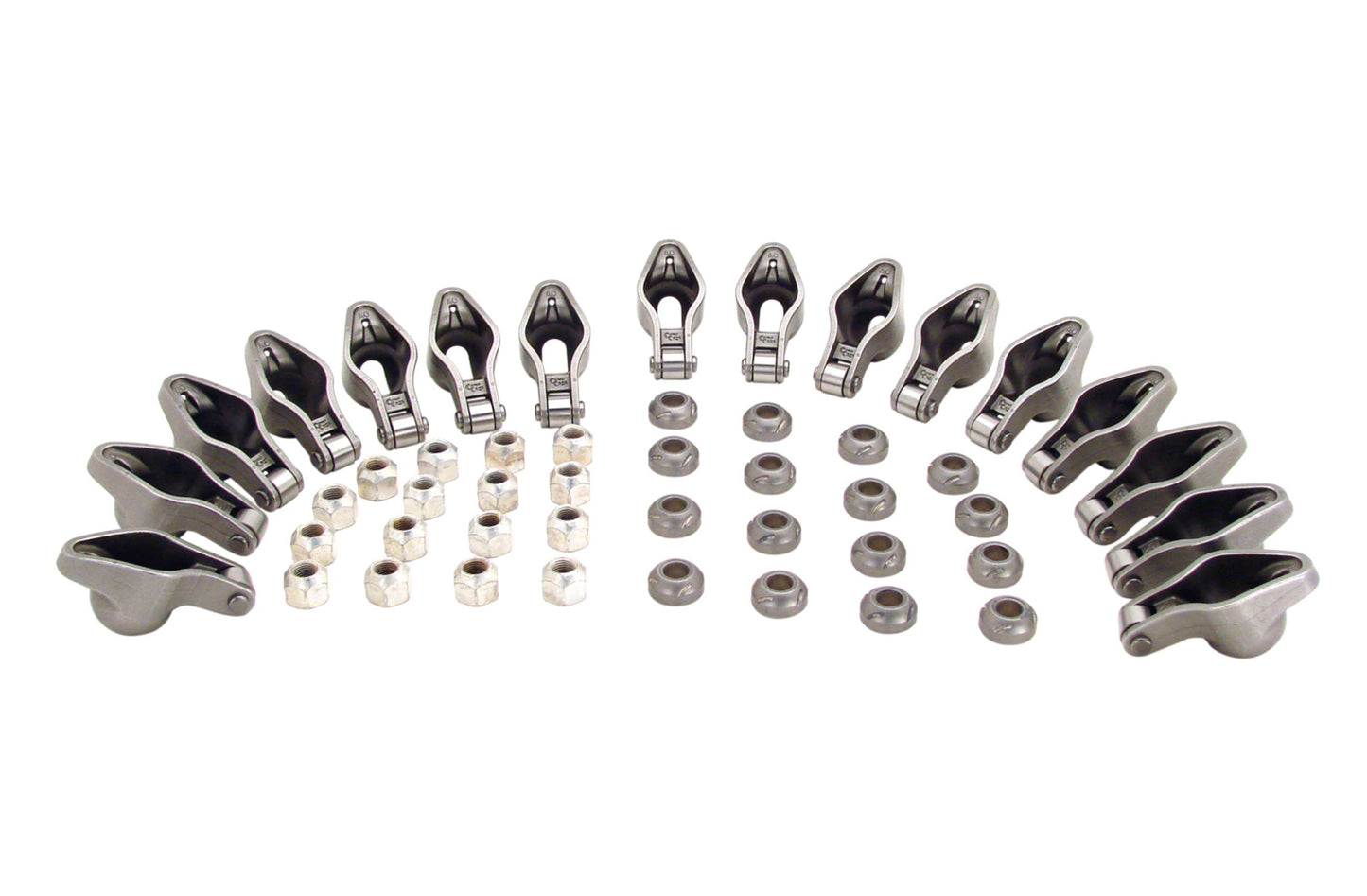Comp Cams COM1416-16 SBC Mag-Roller Rocker Arms 3/8 Stud/1.6 Ratio