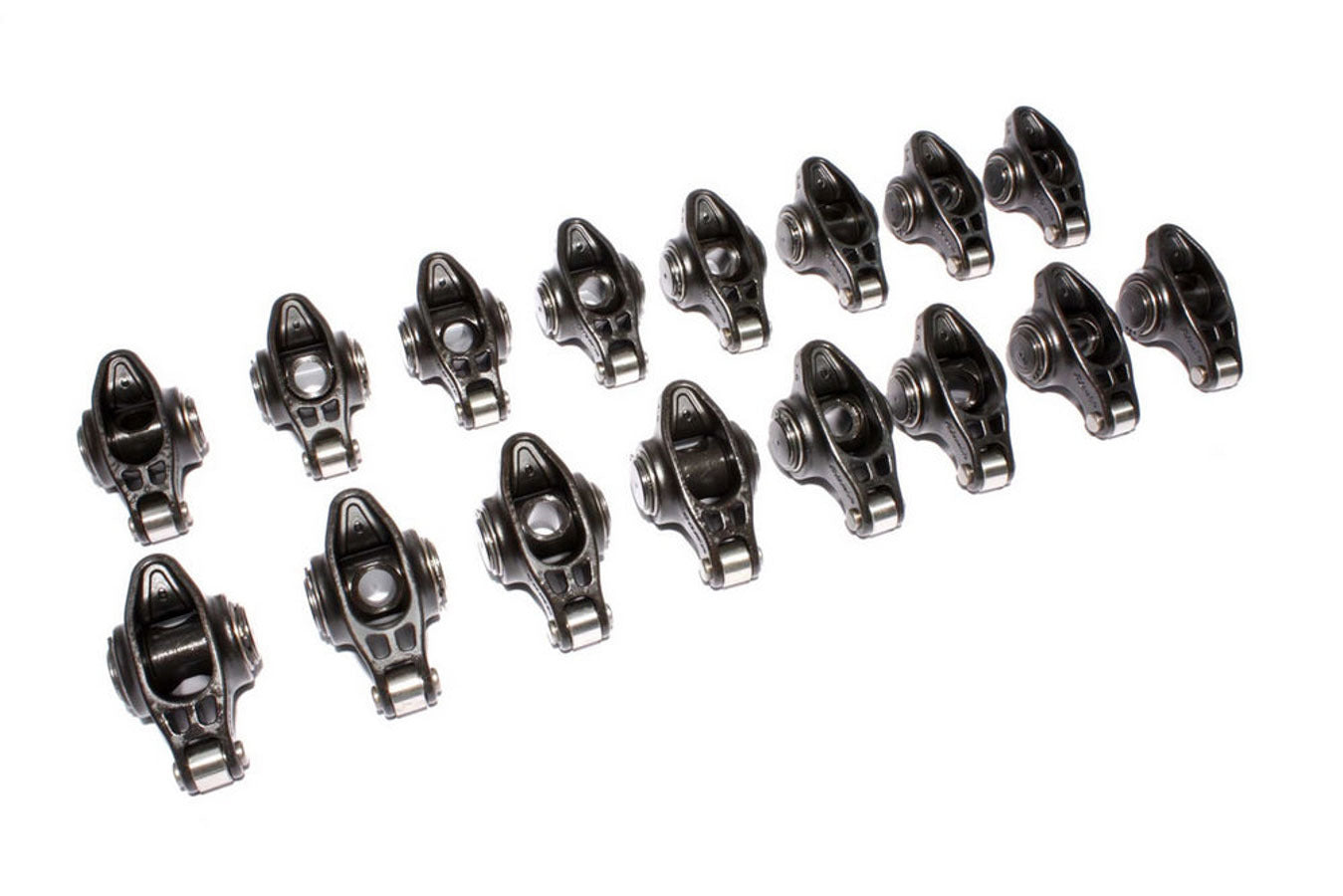 Comp Cams COM1602-16 SBC Rocker Arm Set - 1.6 Ratio 3/8 Stud