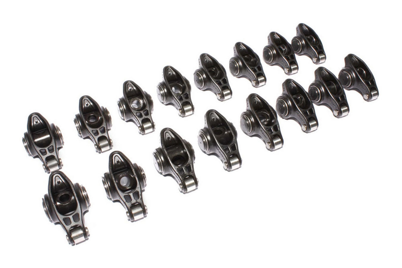 Comp Cams COM1617-16 SBC Rocker Arm Set - 1.52 Ratio 3/8 Stud