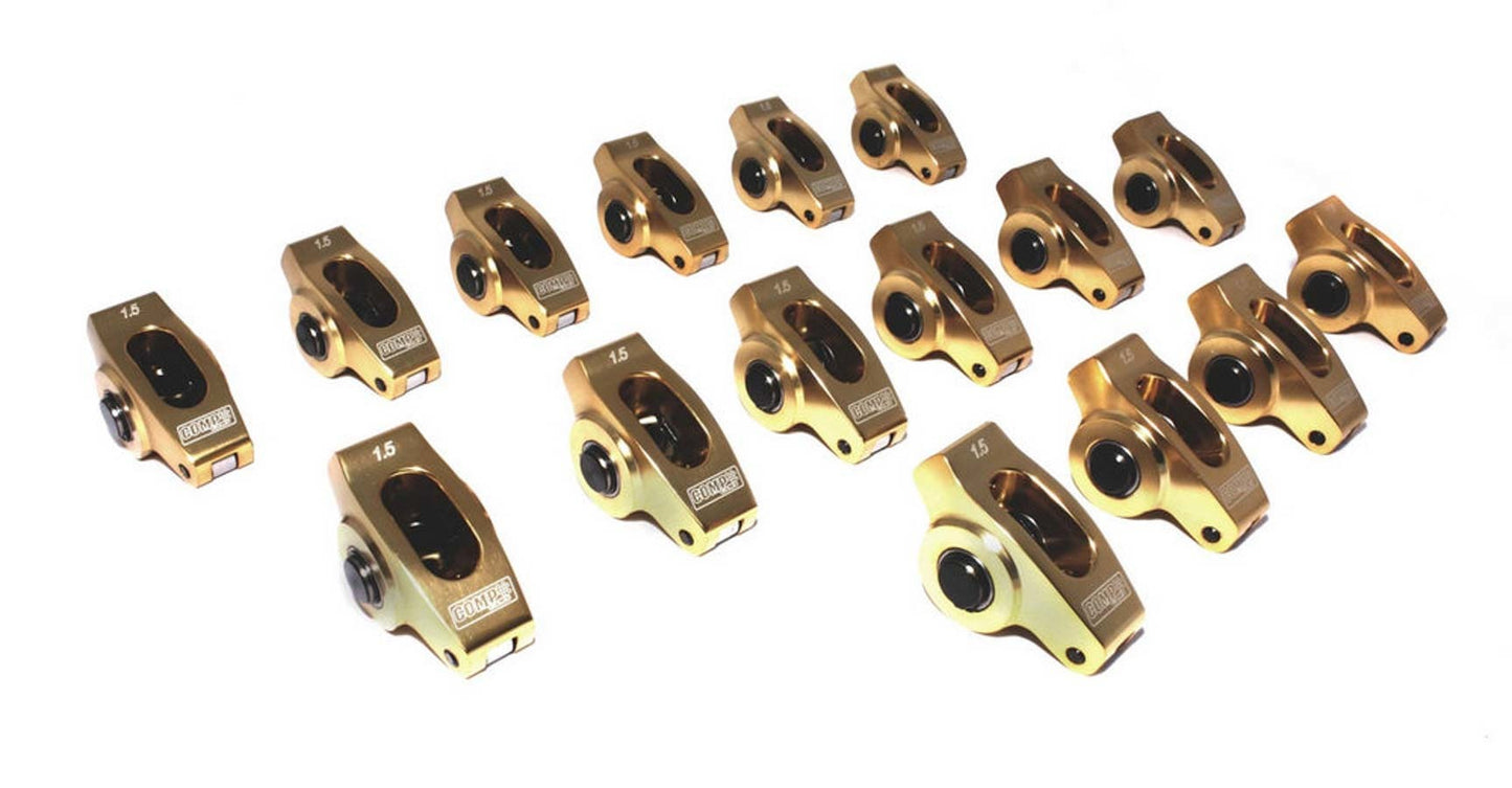 Comp Cams COM19001-16 SBC Ultra Gold R/A's - 1.5 Ratio 3/8 Stud