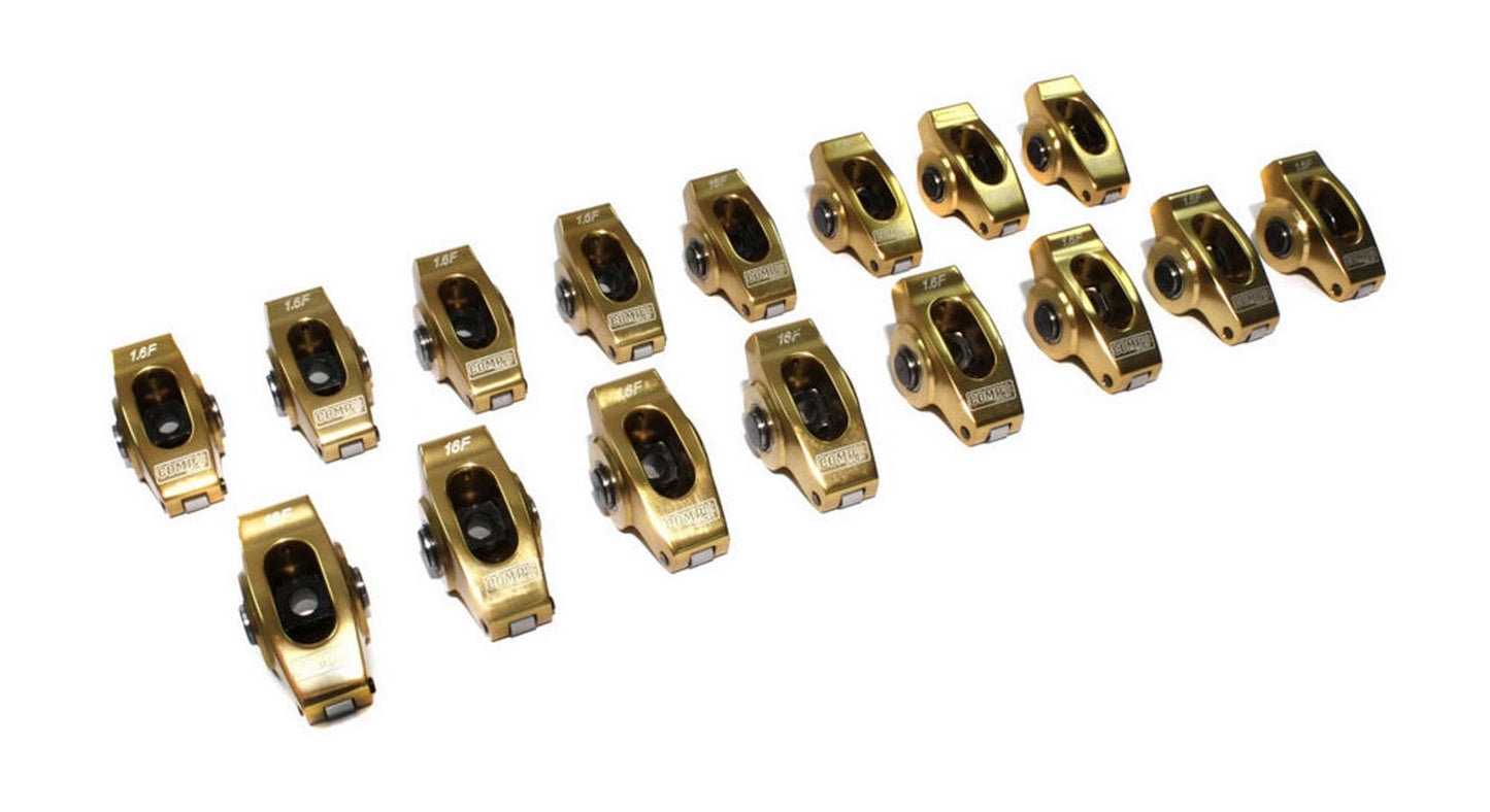 Comp Cams COM19044-16 SBF Ultra Gold R/A's - 1.6 Ratio 7/16 Stud