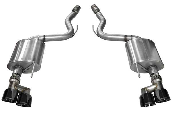 Corsa Performance COR14784BLK Exhaust Axle-Back - 2.75 in Dual Rear Exit