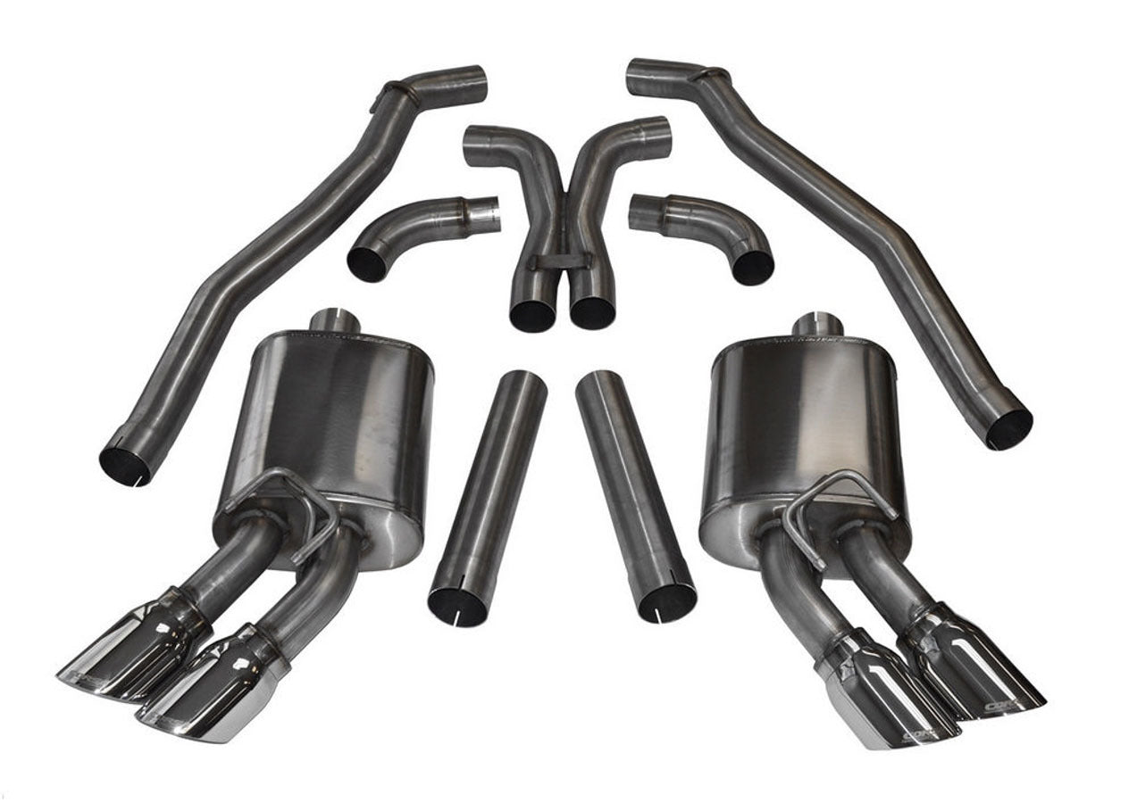 Corsa Performance COR14971 Exhaust Cat-Back e - 3.0in Cat-Back + X-P