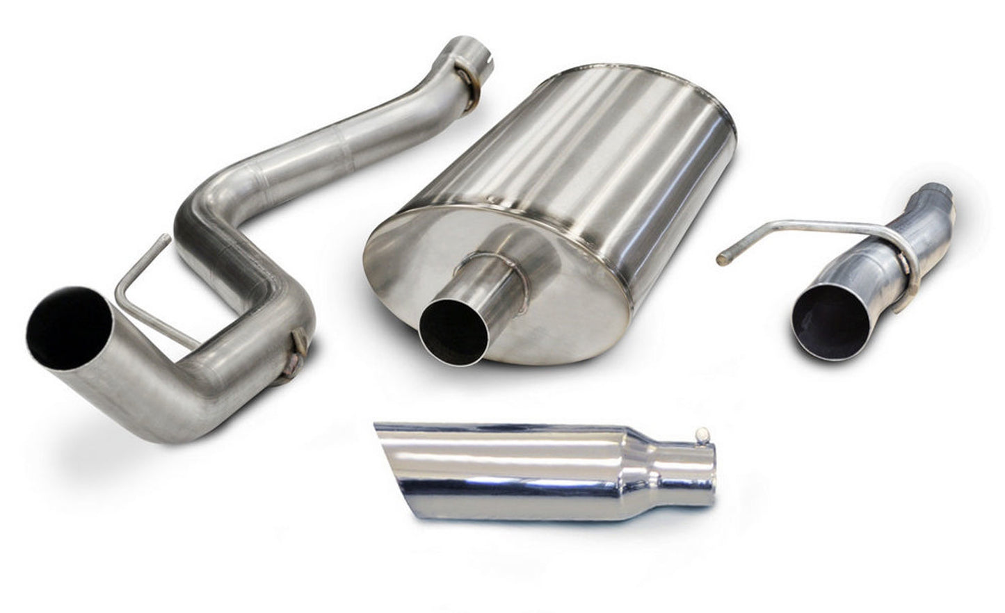 Corsa Performance COR24393 11- Ford F150 5.0L Cat Back Exhaust System