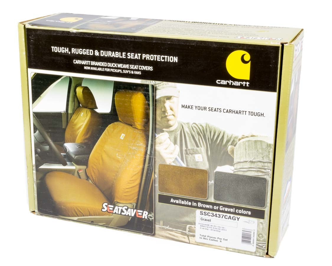 Covercraft COVSSC3437CAGY Carhartt Seat Saver Gray Front 14-16 GM Truck