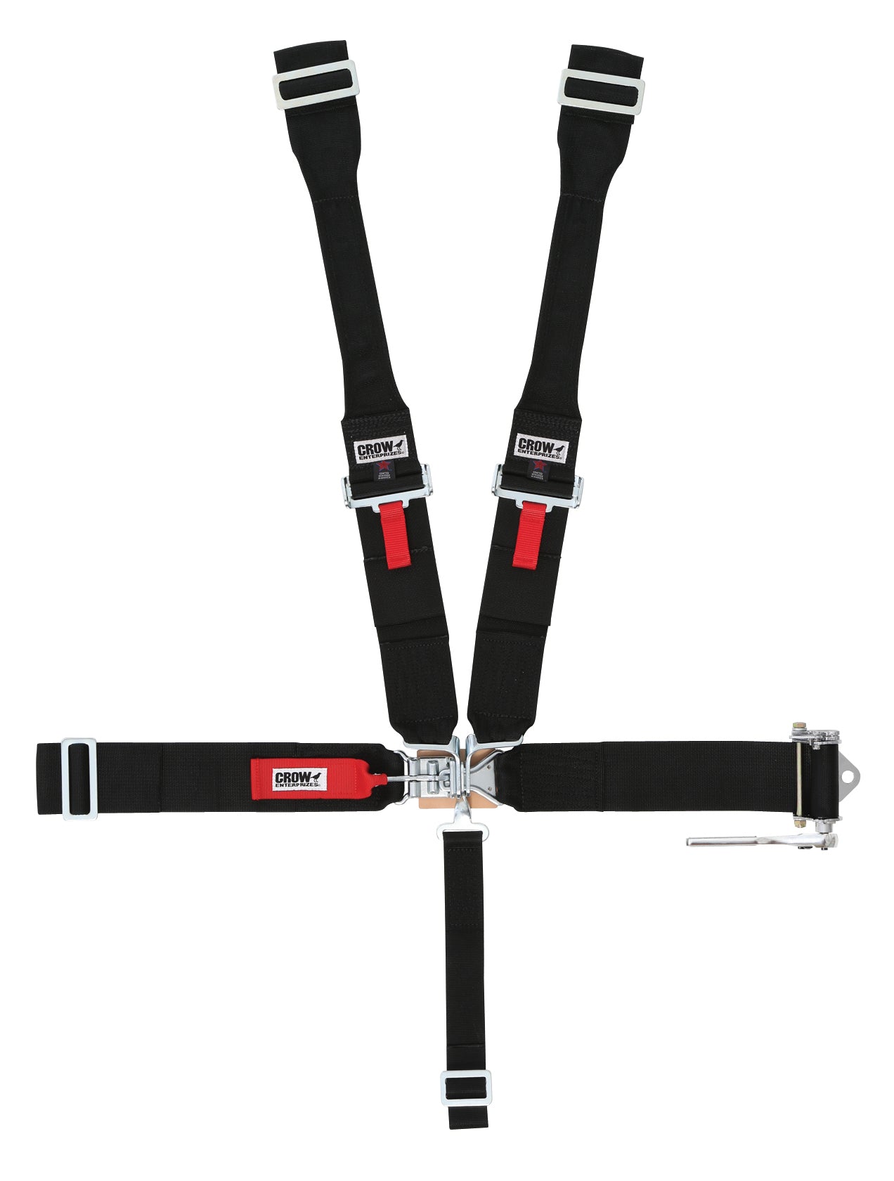Crow Safety Gear CRW40064-2 2in Ratchet Sprint Car 5 -Way Restraint. Right si