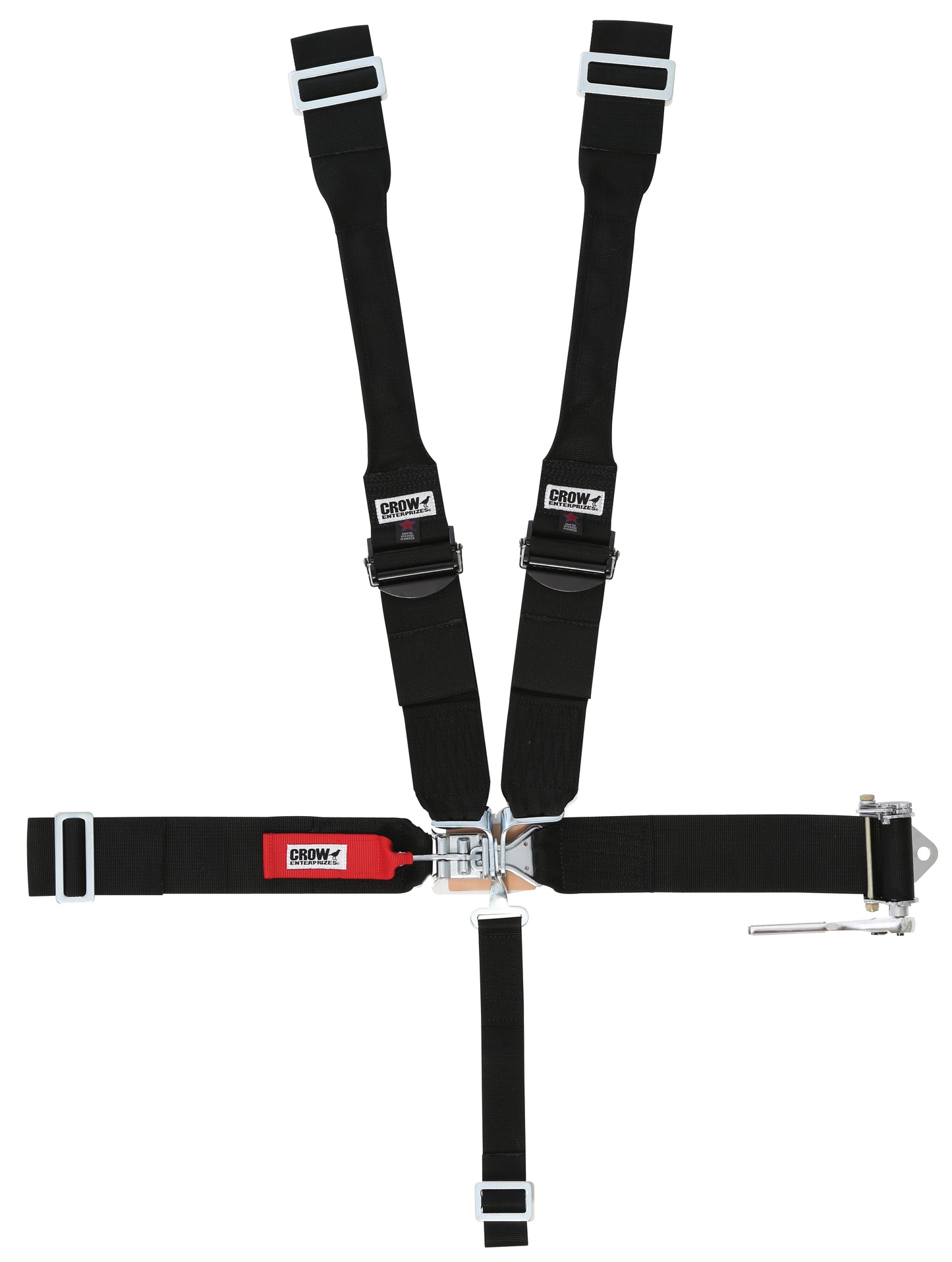 Crow Safety Gear CRW40084PRB Seat Belts 5 Point With Ratchet Left Side 5-Way