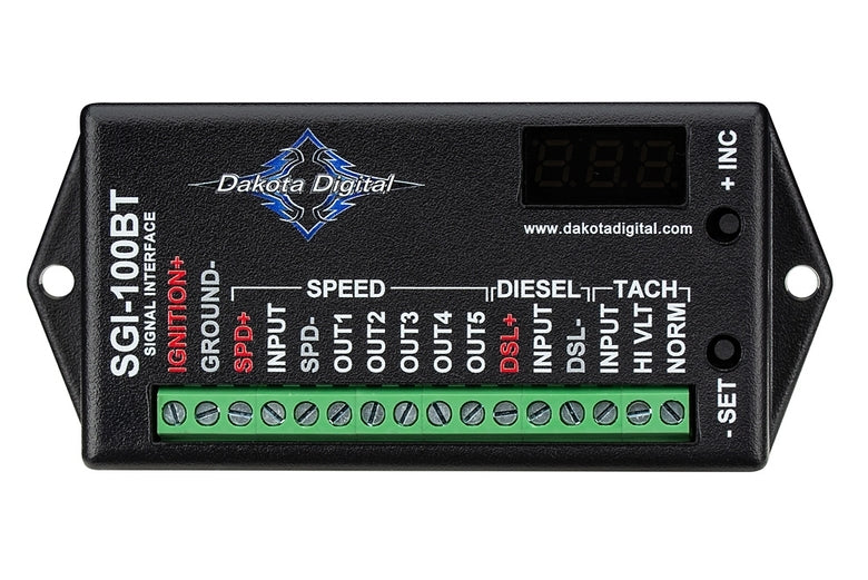 Dakota Digital DDGSGI-100BT Speed Tach and Diesel S ignal Interface Bluetoo