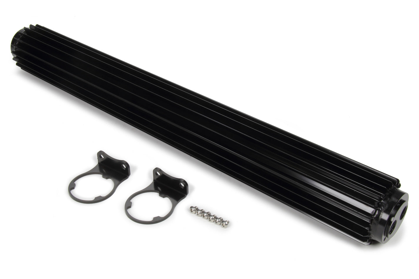 Derale DER13287 Dual-Pass Heat Sink Cool er 24in Black Anodized