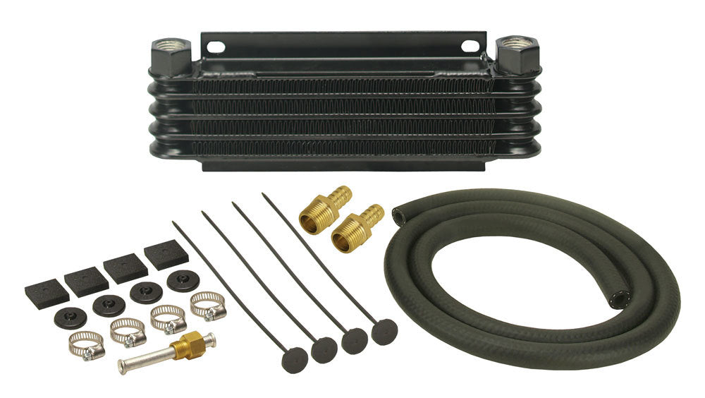 Derale DER13611 Trans Cooler 14000 GVW 3/8 Barb Fitting