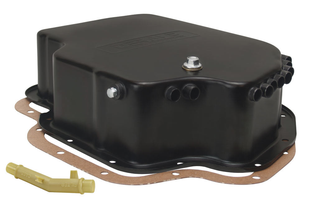 Derale DER14202 Black Trans Pan GM TH400 Deep Pan