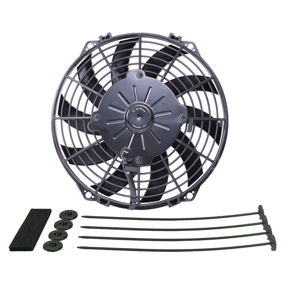 Derale DER16109 HO Extreme 9in Curved Bl ade Puller Elec Fan
