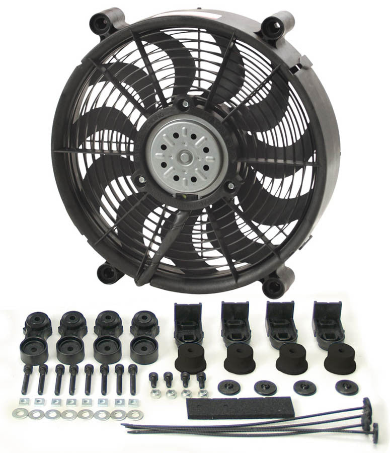 Derale DER16212 12in High Output RAD Fan Single