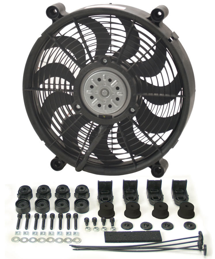 Derale DER16214 14in High Output RAD Fan Single