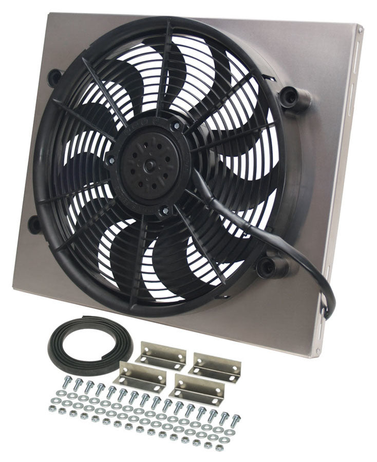 Derale DER16821 RAD Fan w/Alum Shroud Assembly