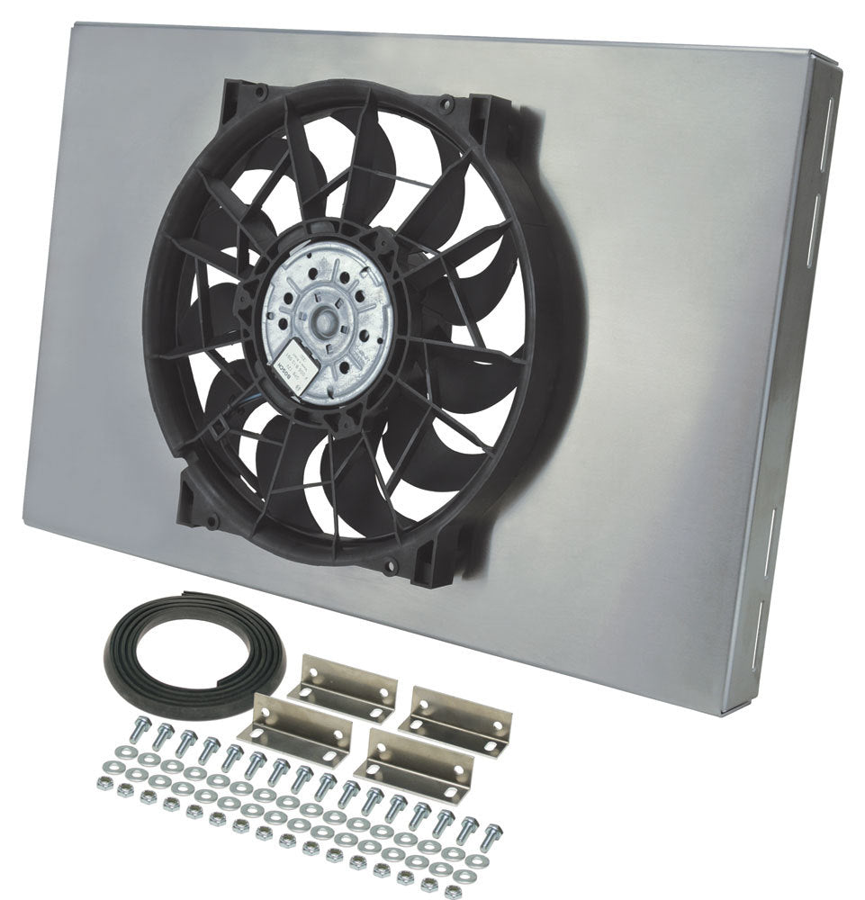 Derale DER16827 RAD Fan w/Alum Shroud Assembly
