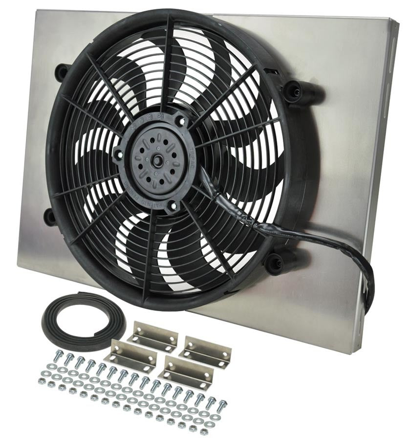 Derale DER16828 RAD Fan w/Alum Shroud Assembly