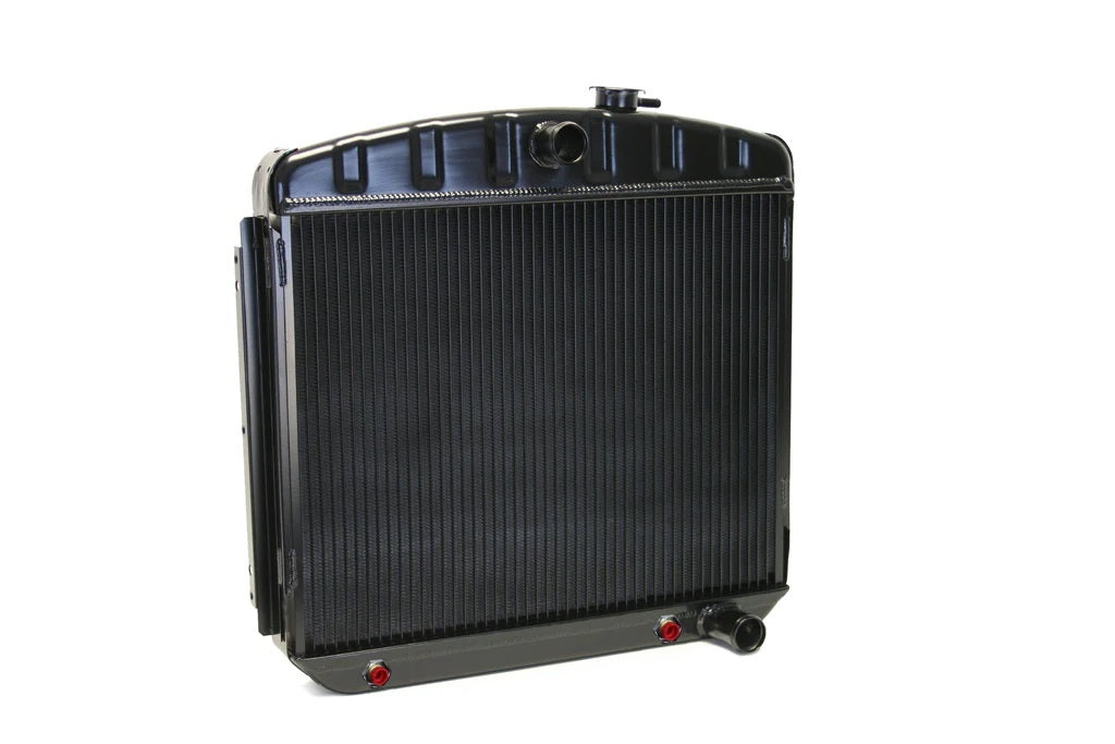 Dewitts Radiator DEW32-1239012A Radiator 55-57 Chevy V8 Auto Trans Black