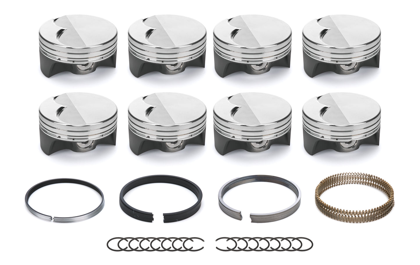 Diamond Racing Products DIA21565-RS-8 LSX FT Piston Set 4.125 Bore -4.8cc 12-Degree