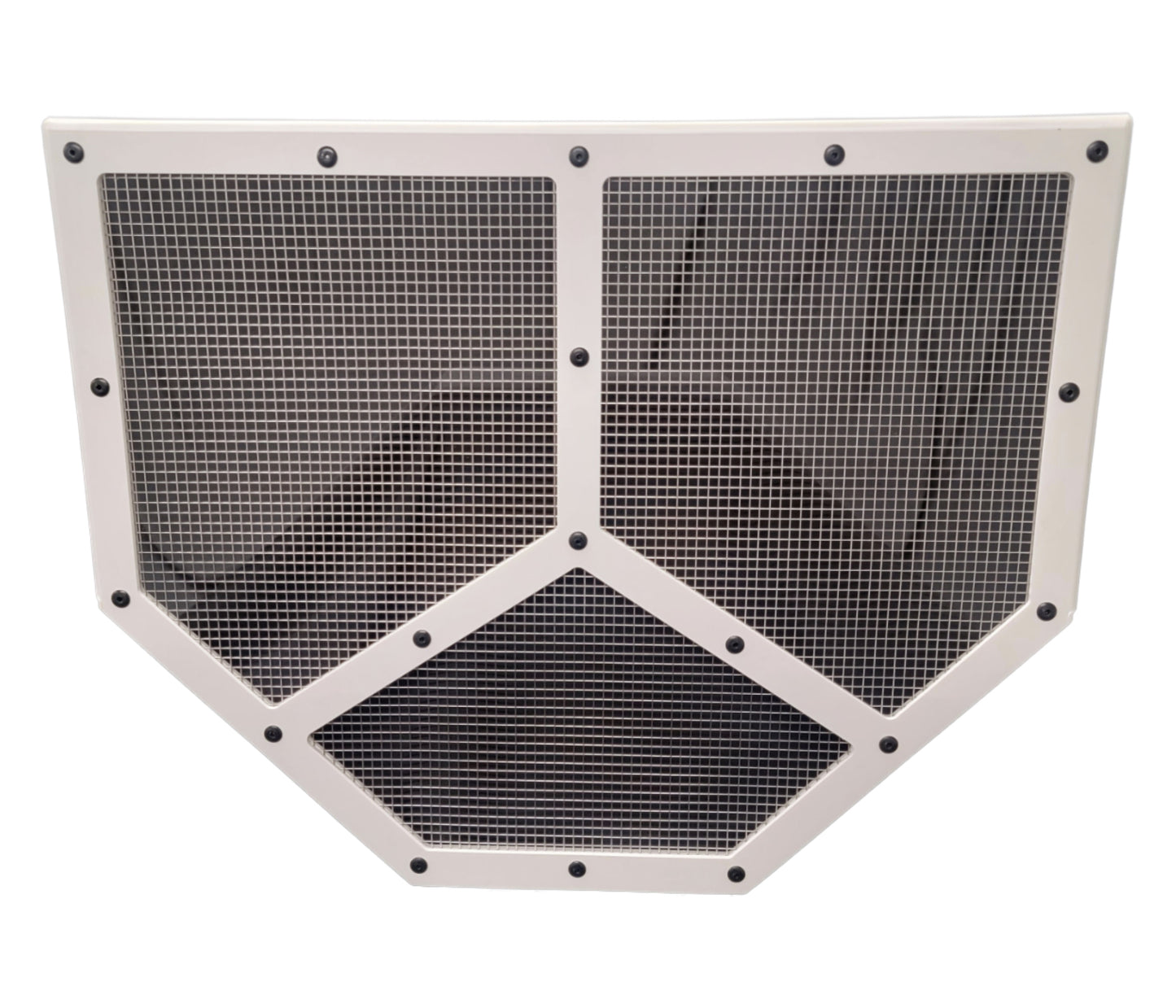 Dominator Race Products DOM551-WH Shaker Screen Radiator Mod White
