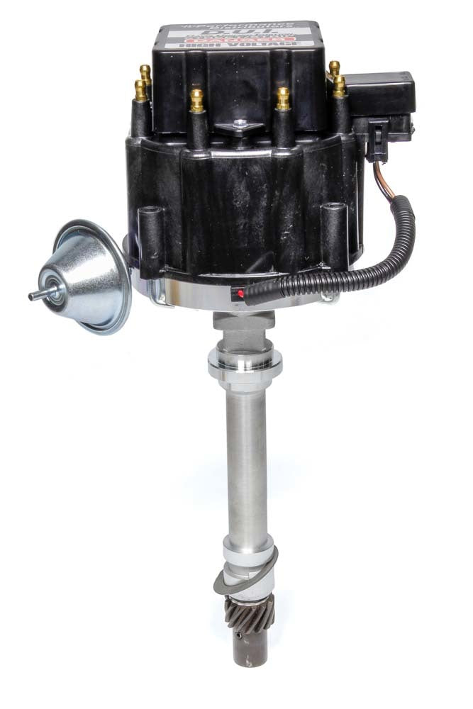 Performance Distributors DUI12720BK Distributor Street Strip Black Cap SBC / BBC